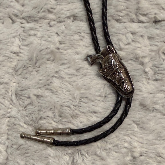 Source Unknown Black Bolo Tie Necklace - Picture 2 of 2
